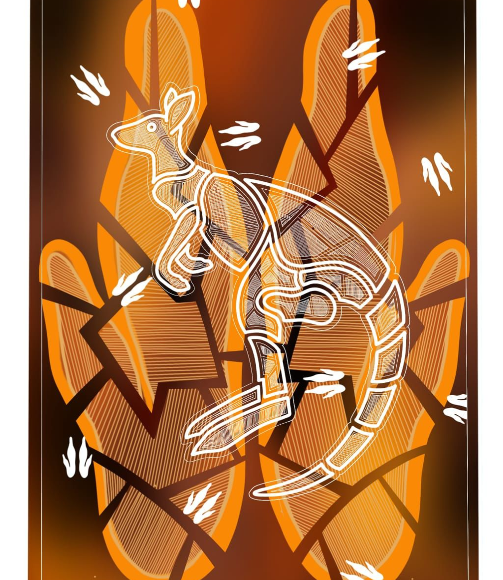 Country in Motion original artwork by Tahnee