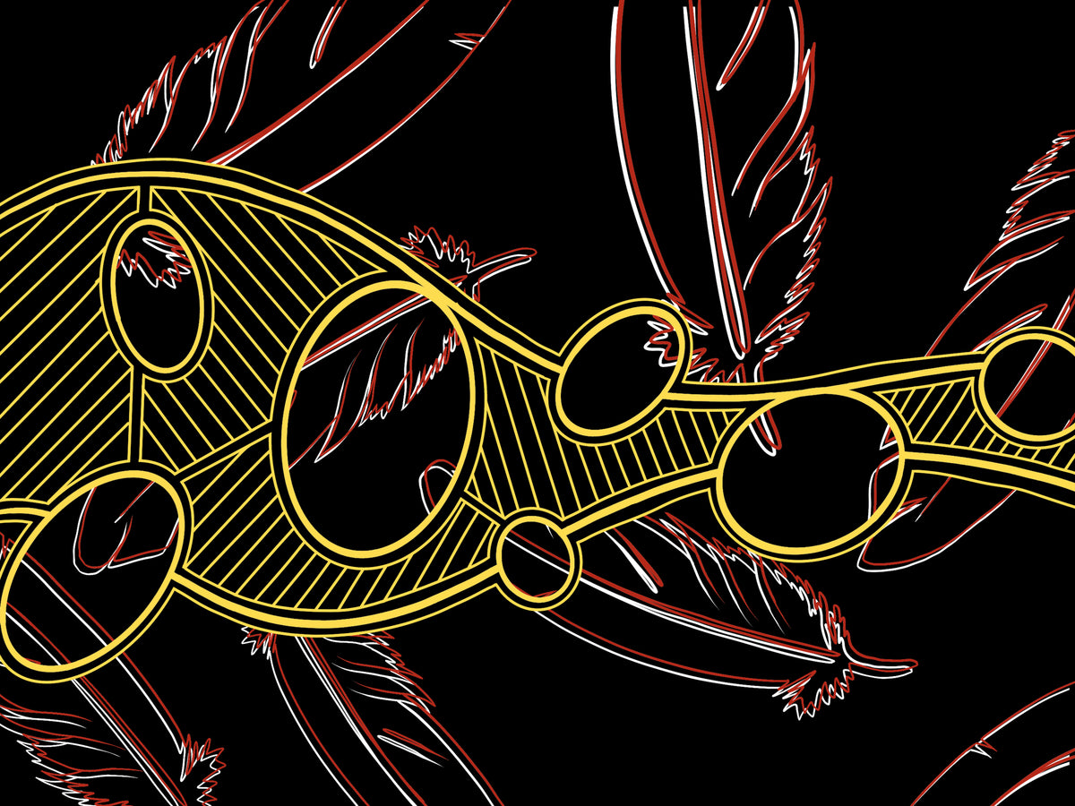 Feathers art
