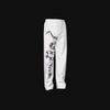 Ivory illustrated track pants rotating view